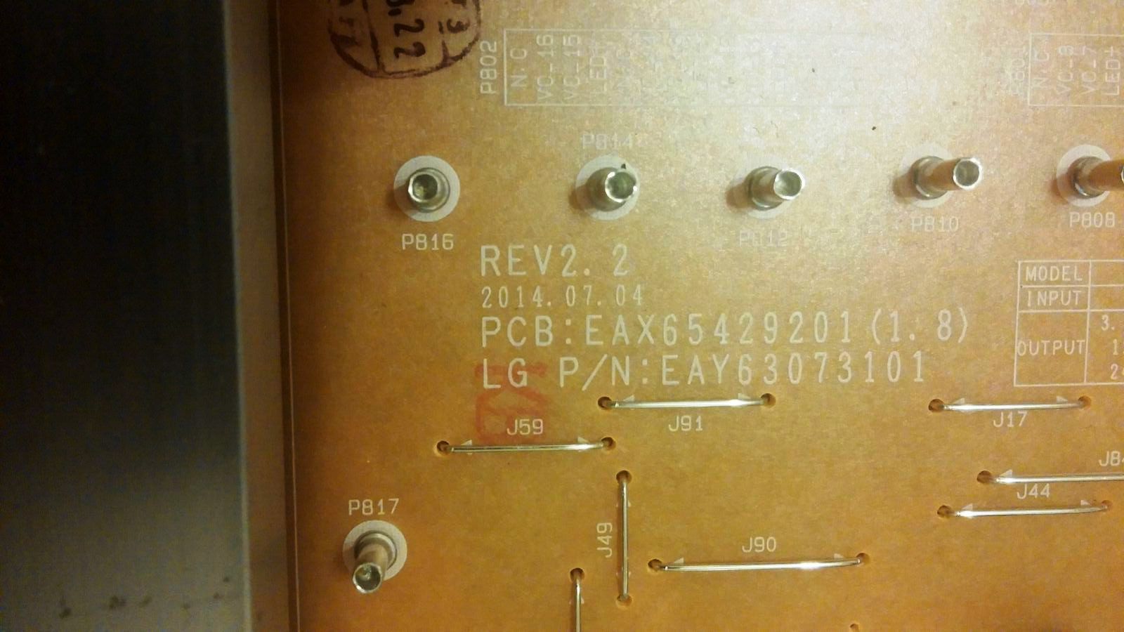 Netzteil für LG 65LB730V EAX65429201 (1.8) EAY63073101